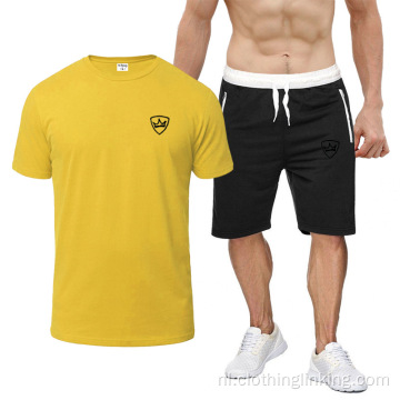 2 pc&#39;s Sets Casual trainingspak voor heren